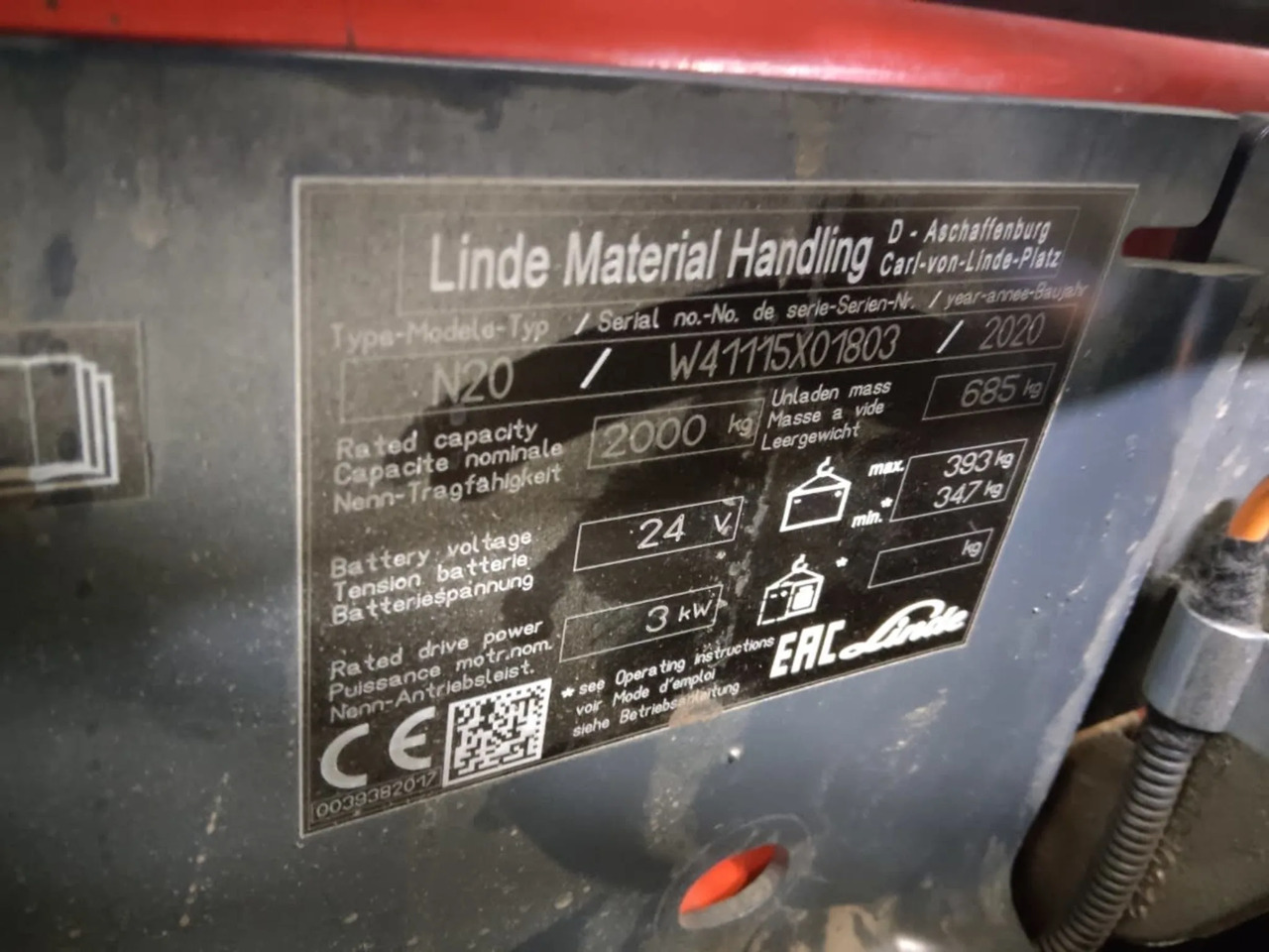 Linde N20/2400mm - Order picker: picture 5 Linde N20/2400mm - Order picker: picture 5