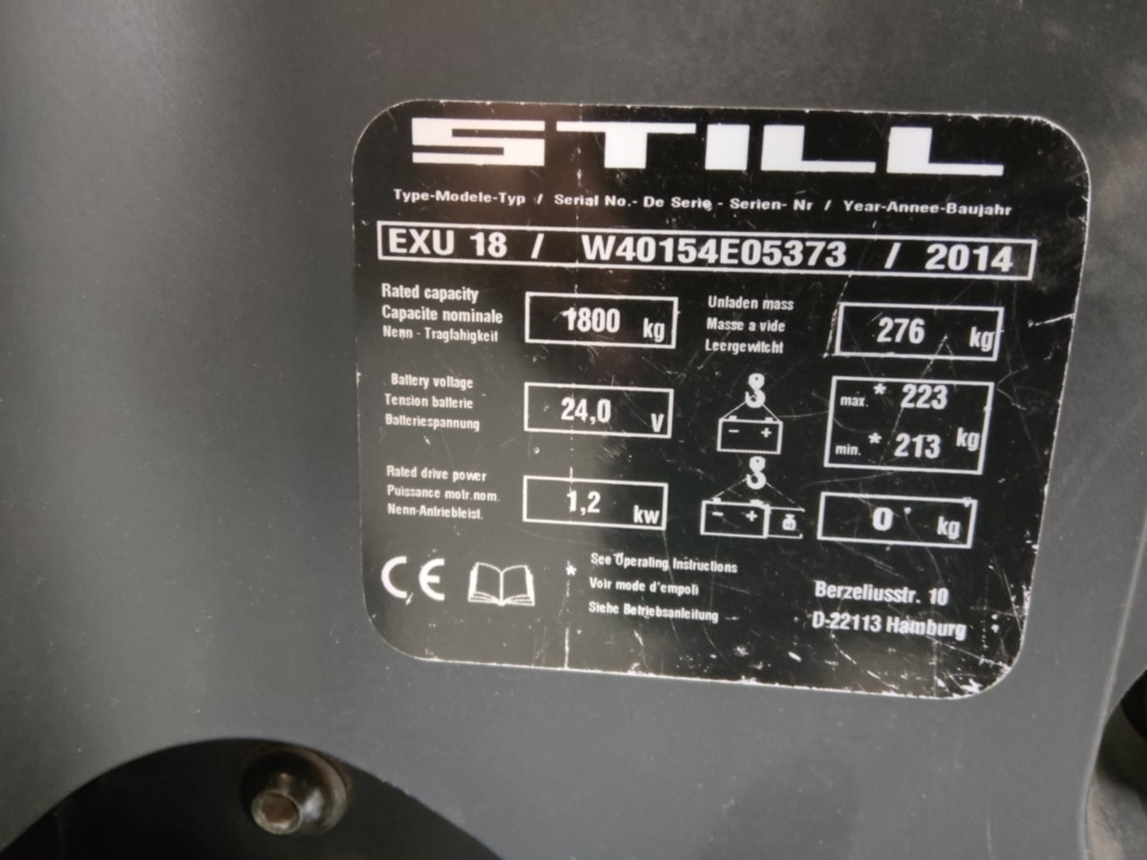 STILL EXU18 - Pallet truck: picture 5 STILL EXU18 - Pallet truck: picture 5