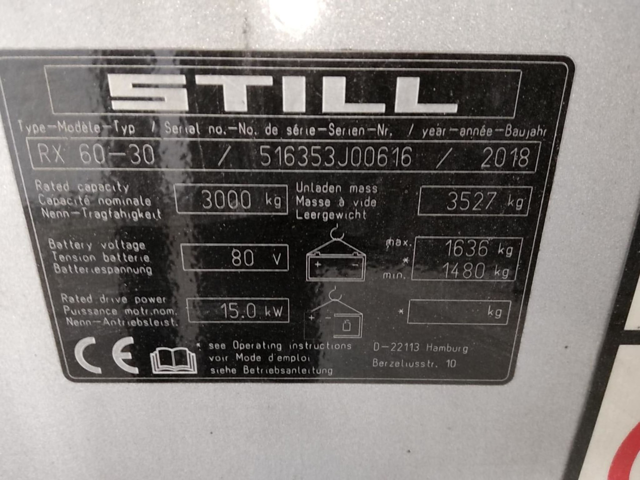 STILL RX60-30 - Electric forklift: picture 5 STILL RX60-30 - Electric forklift: picture 5