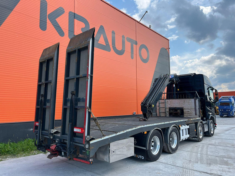 Autotransporter truck Volvo FH 16 750 8x4 HMF2620K-5 / WINCH / PLATFORM L=7100 mm: picture 6