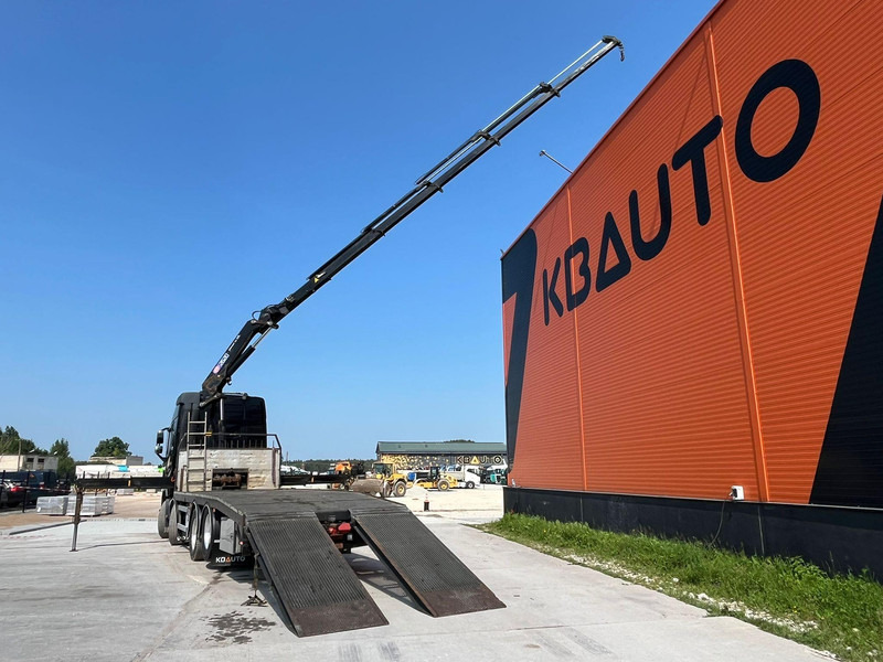 Autotransporter truck Volvo FH 16 750 8x4 HMF2620K-5 / WINCH / PLATFORM L=7100 mm: picture 10