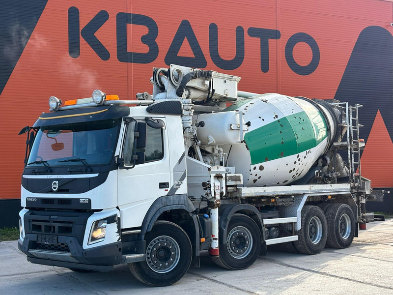 Volvo FMX 500 8x4 PUMI 24-3 - 24 m - 2303 hours / 7 m3 / FULL STEEL - Concrete mixer truck: picture 2 Volvo FMX 500 8x4 PUMI 24-3 - 24 m - 2303 hours / 7 m3 / FULL STEEL - Concrete mixer truck: picture 2