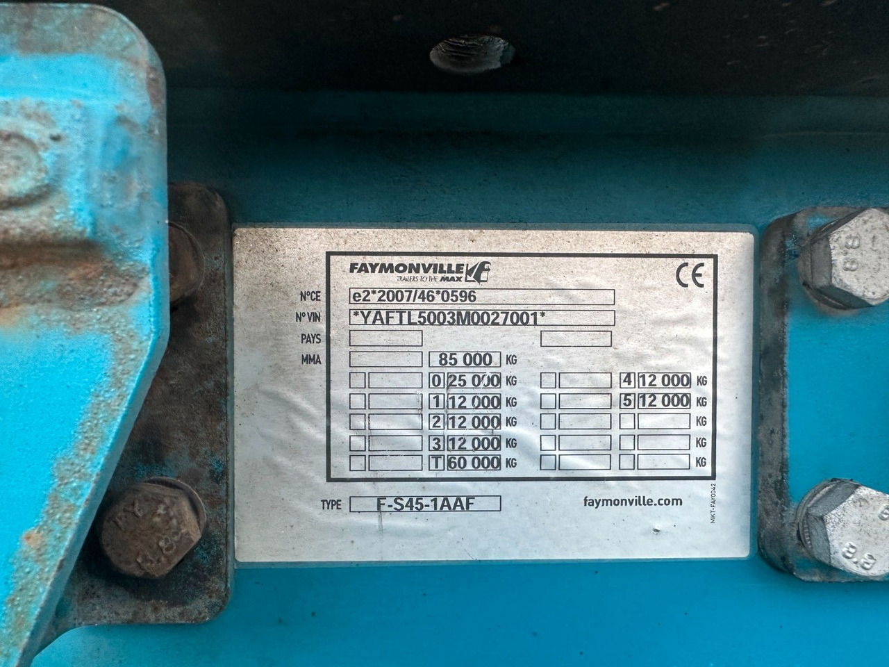 Faymonville 5 achs tieflader / Hydr. Verbreiterung HAUM-V - Low loader semi-trailer: picture 3 Faymonville 5 achs tieflader / Hydr. Verbreiterung HAUM-V - Low loader semi-trailer: picture 3