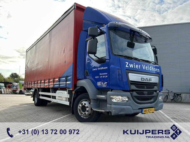 Curtainsider truck DAF LF 210 FA / 12 Ton / 466 dkm / Curtainside / Loadlift / APK TUV 05-26: picture 1