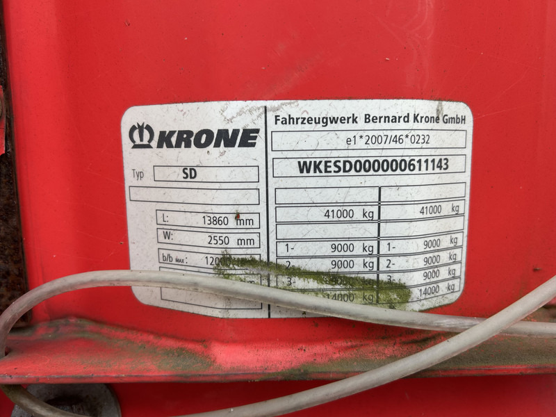 Curtainsider semi-trailer Krone Profi Liner / Pritsch - Plane / BPW Trommel / NL Aufligger: picture 7