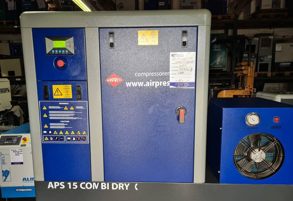 Kompresor śrubowy AIRPRESS APS 15 COMBI DRY X, 11 kw, 2021r - Air compressor: picture 2 Kompresor śrubowy AIRPRESS APS 15 COMBI DRY X, 11 kw, 2021r - Air compressor: picture 2