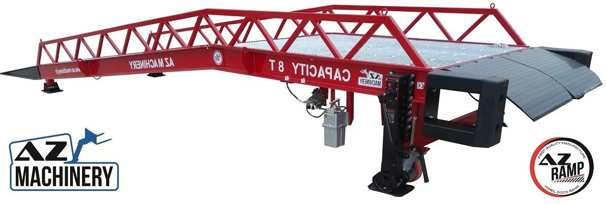Loading Ramp with with electric tilting bridge - AZ RAMP - STAR- 10T-ZR-E. 10 ton capacity - Loading ramp: picture 1 Loading Ramp with with electric tilting bridge - AZ RAMP - STAR- 10T-ZR-E. 10 ton capacity - Loading ramp: picture 1