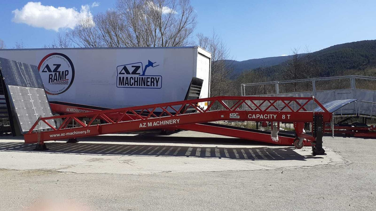 New Loading ramp Loading Ramp with with hydraulic tilting bridge -  AZ RAMP - STAR- 10T. 10 ton capacity: picture 7