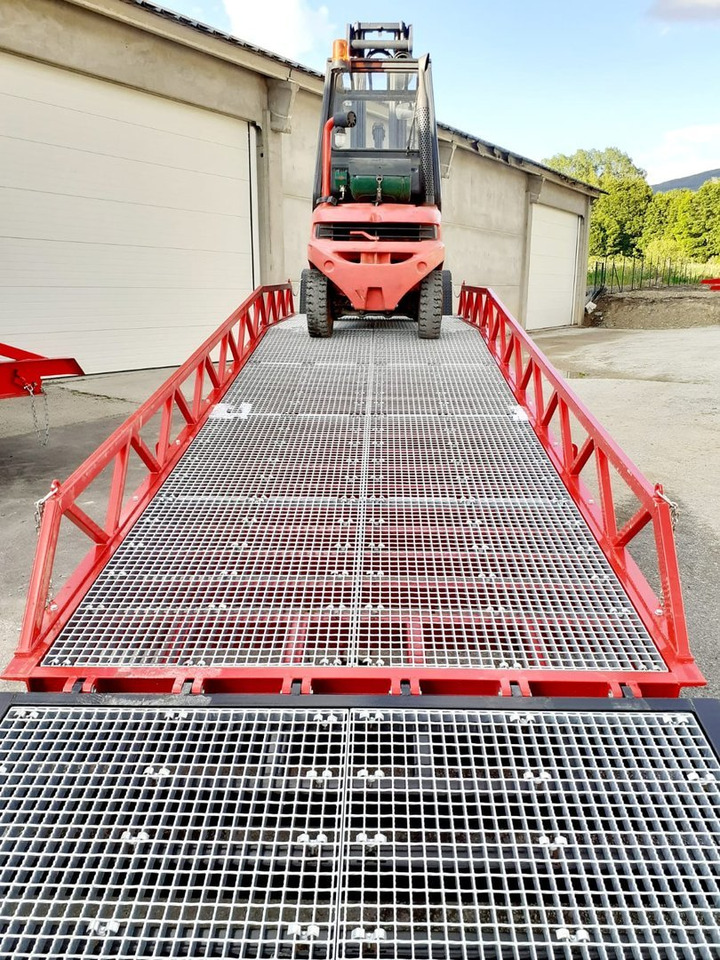 New Loading ramp Loading Ramp with with hydraulic tilting bridge -  AZ RAMP - STAR- 10T. 10 ton capacity: picture 14