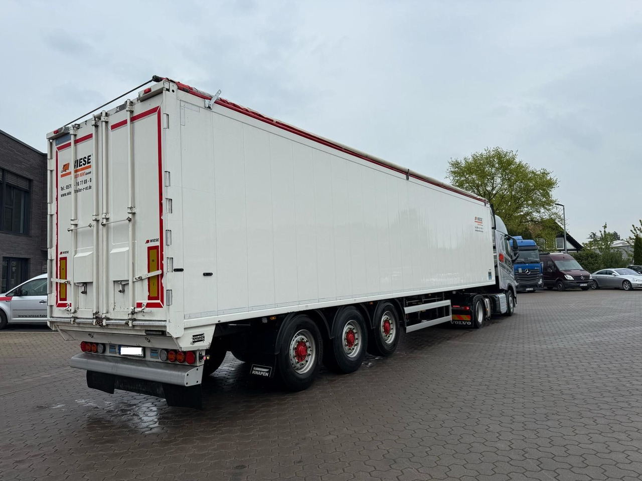 Knapen K100 Schubboden 71 m³ Powersheet Lenkachse Agrar - Walking floor semi-trailer: picture 3 Knapen K100 Schubboden 71 m³ Powersheet Lenkachse Agrar - Walking floor semi-trailer: picture 3