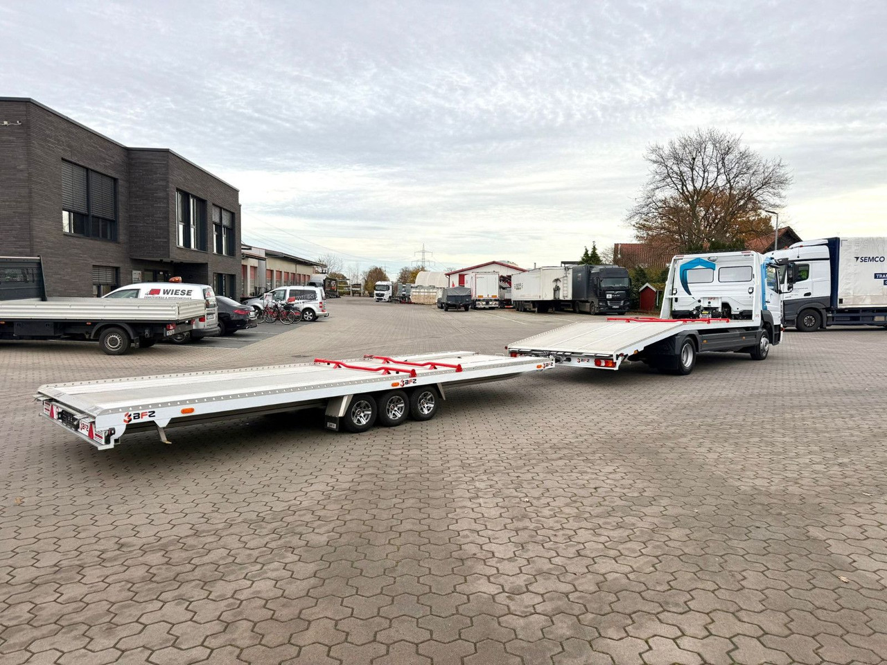 Mercedes-Benz Atego 918L Autotransporter mit BFZ Anhänger - Autotransporter truck: picture 5 Mercedes-Benz Atego 918L Autotransporter mit BFZ Anhänger - Autotransporter truck: picture 5