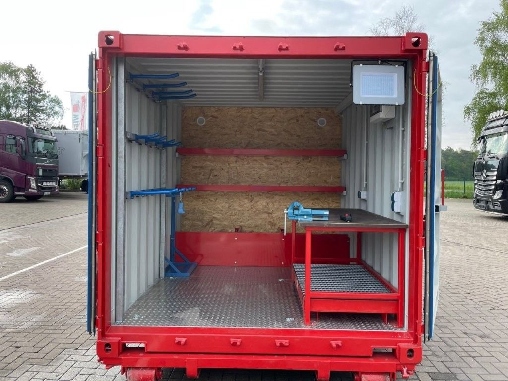 Wiese Abrollcontainer für Baustelle/Werkstatt/.. - Container transporter/ Swap body trailer: picture 4 Wiese Abrollcontainer für Baustelle/Werkstatt/.. - Container transporter/ Swap body trailer: picture 4