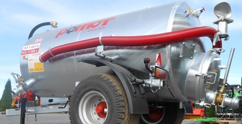 POMOT Single-axial tanker truck/ Beczkowóz wóz asenizacyjny 5000 l - Slurry tanker: picture 1 POMOT Single-axial tanker truck/ Beczkowóz wóz asenizacyjny 5000 l - Slurry tanker: picture 1