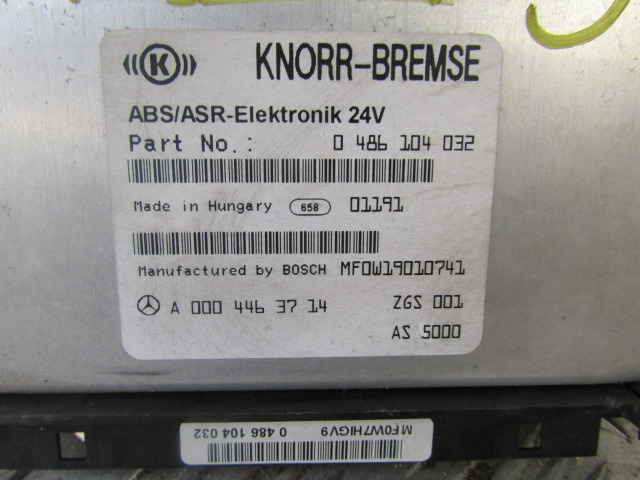 MERCEDES ATEGO ABS / ESR ECU P/NO A000 446 3714 - ECU for Truck: picture 2 MERCEDES ATEGO ABS / ESR ECU P/NO A000 446 3714 - ECU for Truck: picture 2
