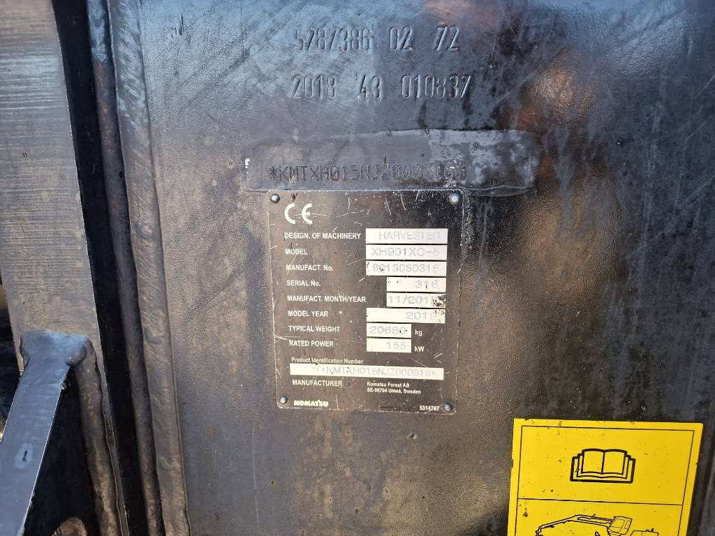 Komatsu 901 XC - Forestry harvester: picture 5 Komatsu 901 XC - Forestry harvester: picture 5