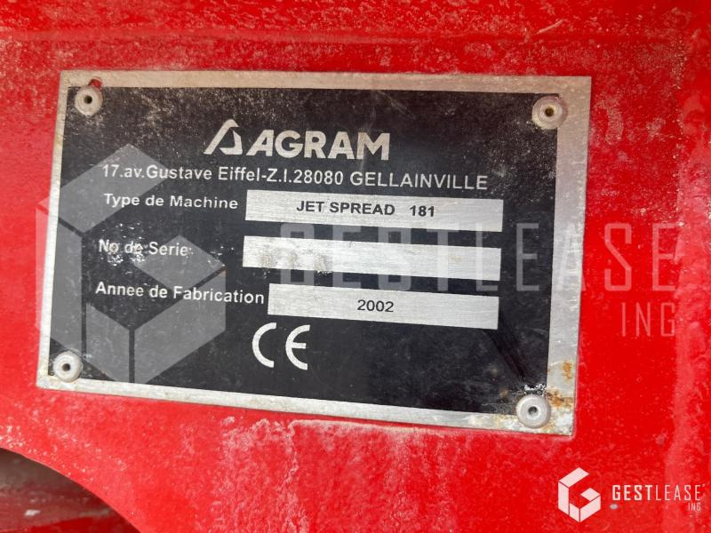 Agram JET SPREAD 181 - Fertilizer spreader: picture 5 Agram JET SPREAD 181 - Fertilizer spreader: picture 5