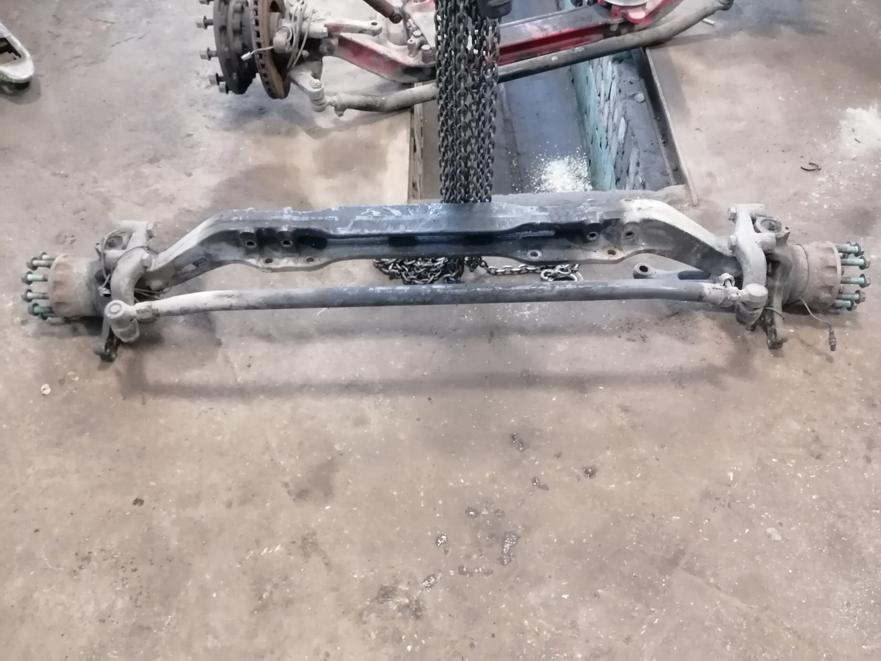 Mercedes-Benz Esisilla tala A9603310501 - Front axle for Truck: picture 2 Mercedes-Benz Esisilla tala A9603310501 - Front axle for Truck: picture 2