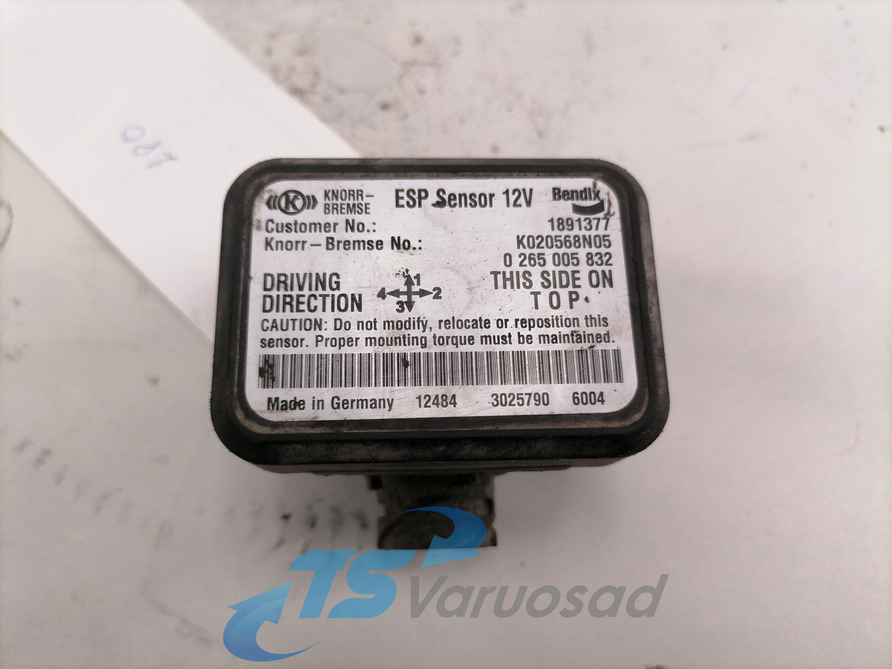 Scania Andur, ESP 1891377 - Sensor for Truck: picture 3 Scania Andur, ESP 1891377 - Sensor for Truck: picture 3