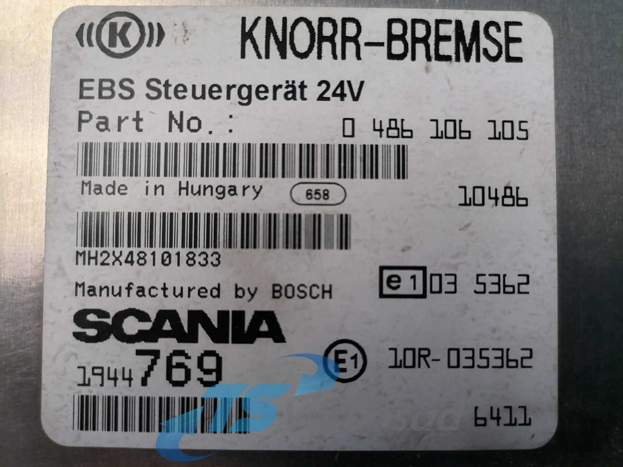 Scania Ecu, EBS 1944769 - ECU for Truck: picture 4 Scania Ecu, EBS 1944769 - ECU for Truck: picture 4