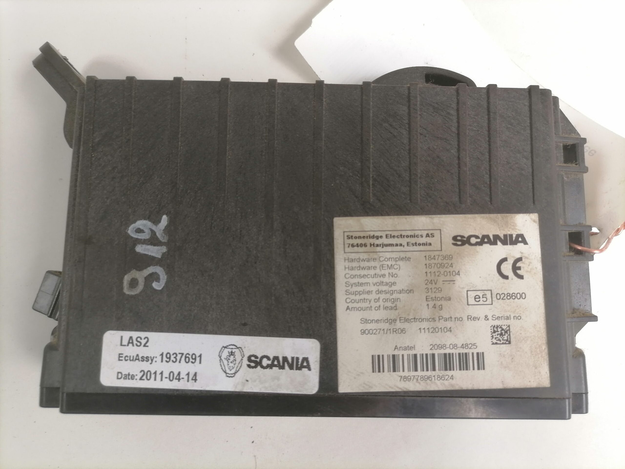Scania Ecu, LAS 1937691 - ECU for Truck: picture 3 Scania Ecu, LAS 1937691 - ECU for Truck: picture 3