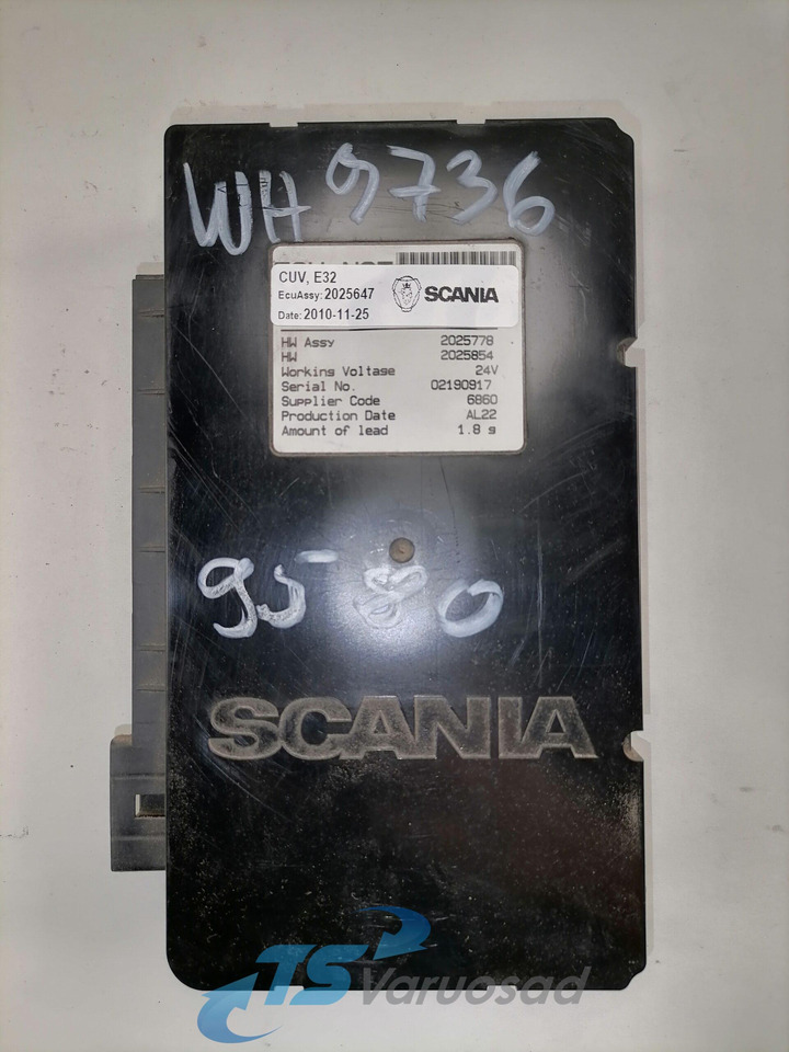 Scania Ecu, VIS 2025647 - ECU for Truck: picture 2 Scania Ecu, VIS 2025647 - ECU for Truck: picture 2