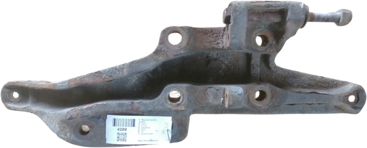Volvo Air suspension bracket 20428753 - Axle and parts for Truck: picture 1 Volvo Air suspension bracket 20428753 - Axle and parts for Truck: picture 1