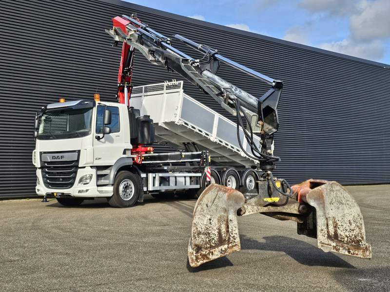 Crane truck DAF CF 530 8x4-4 / FASSI 27.5 t/m CRANE + TIPPER: picture 6