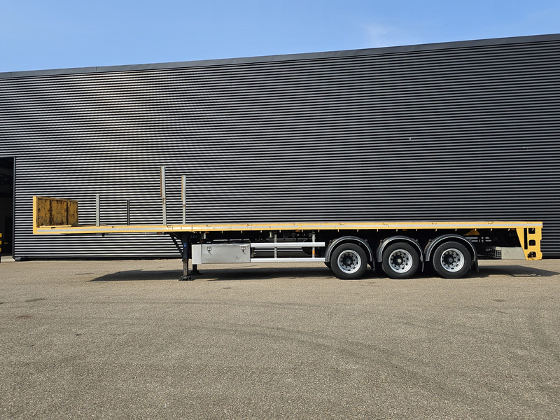 Floor FLUO-18-27F1 / LIFT AXLE / EXTENDABLE - Dropside/ Flatbed semi-trailer: picture 4 Floor FLUO-18-27F1 / LIFT AXLE / EXTENDABLE - Dropside/ Flatbed semi-trailer: picture 4