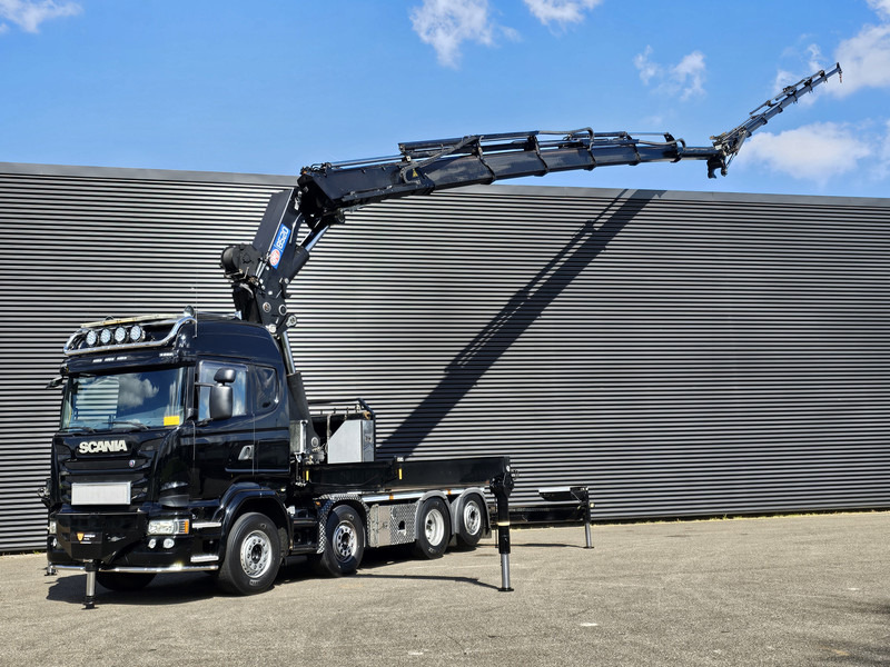 Scania R490 8x2 / HMF 85 T/M CRANE + WINCH + JIB - Tractor unit: picture 1 Scania R490 8x2 / HMF 85 T/M CRANE + WINCH + JIB - Tractor unit: picture 1