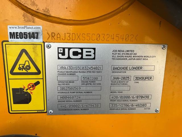 JCB 3DX - Backhoe loader: picture 5 JCB 3DX - Backhoe loader: picture 5