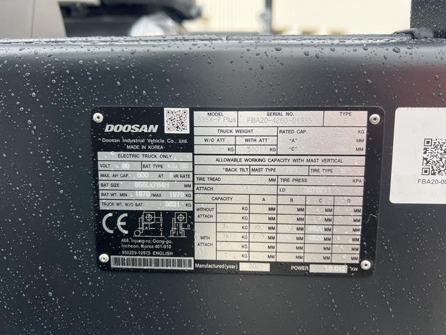 Doosan B35X-7 PLUS - Electric forklift: picture 5 Doosan B35X-7 PLUS - Electric forklift: picture 5