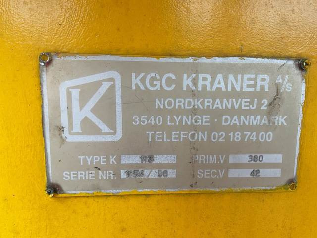 Kroll K175 - Tower crane: picture 2 Kroll K175 - Tower crane: picture 2