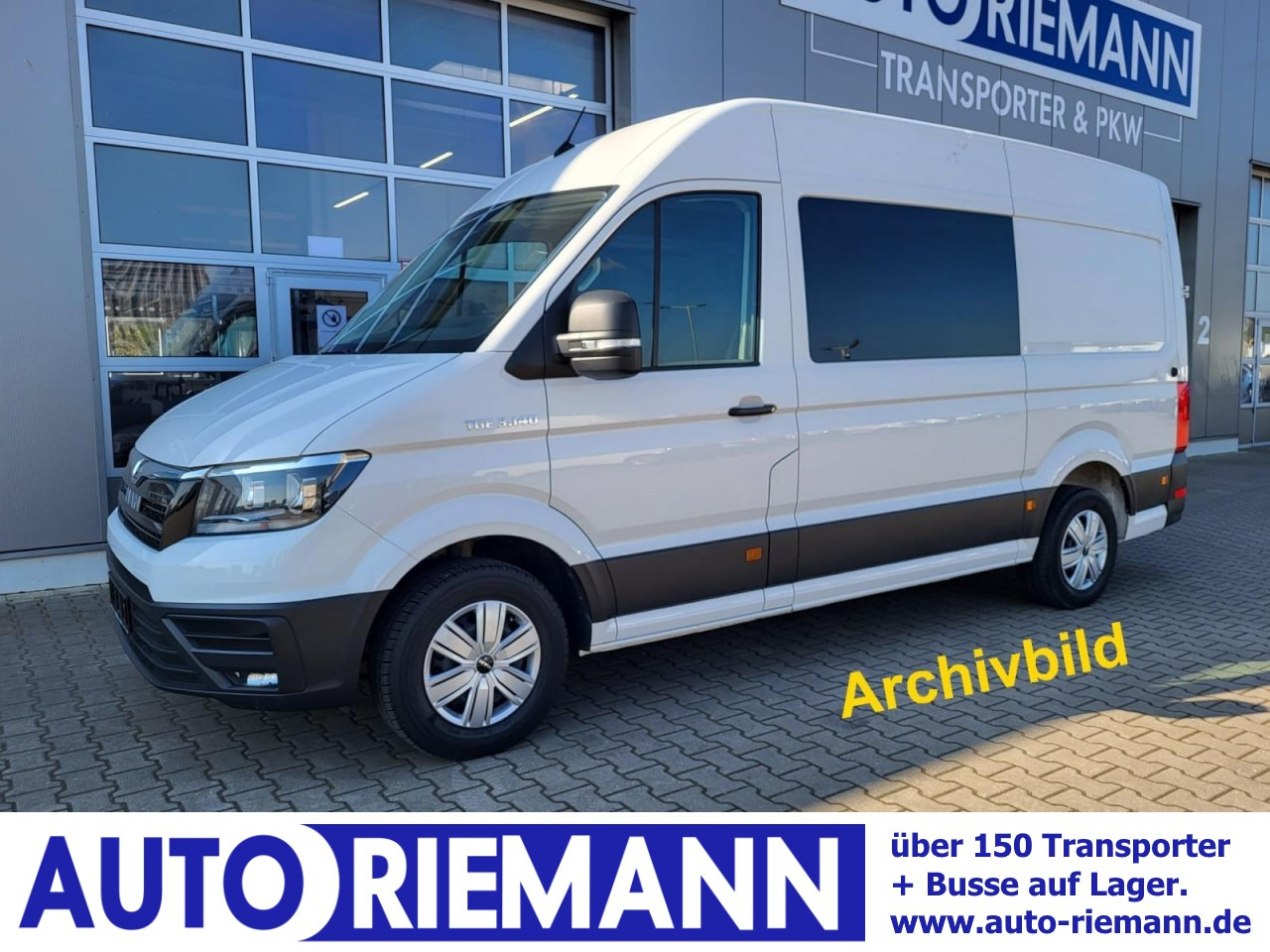 Man TGE 3.140 Kasten Doka Mixto L3H3 - Panel van, Combi van: picture 1 Man TGE 3.140 Kasten Doka Mixto L3H3 - Panel van, Combi van: picture 1