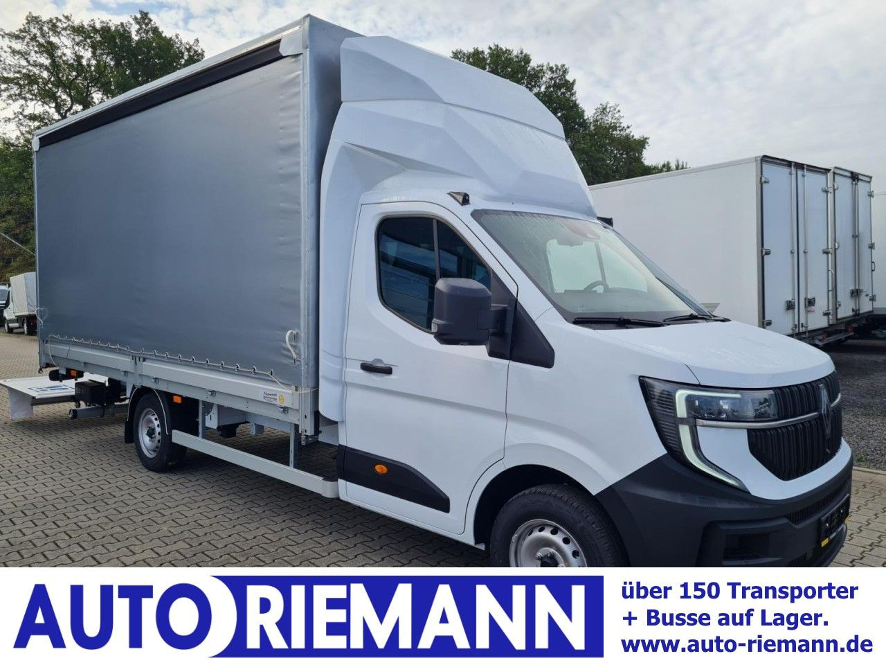 Renault Master Pritsche Schiebe Plane LBW Luftfederung - Curtain side van: picture 1 Renault Master Pritsche Schiebe Plane LBW Luftfederung - Curtain side van: picture 1