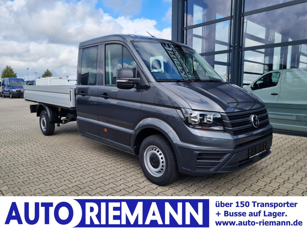 Flatbed van, Combi van Volkswagen Crafter 35 Doka 7-Sitze MAXI L4 KLIMA TEMPOMAT: picture 1