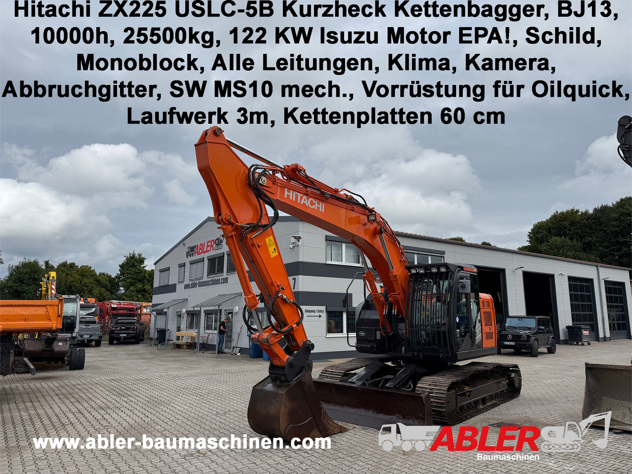 Hitachi ZX225 USLC-5B Kurzheck Kettenbagger - Excavator: picture 1 Hitachi ZX225 USLC-5B Kurzheck Kettenbagger - Excavator: picture 1