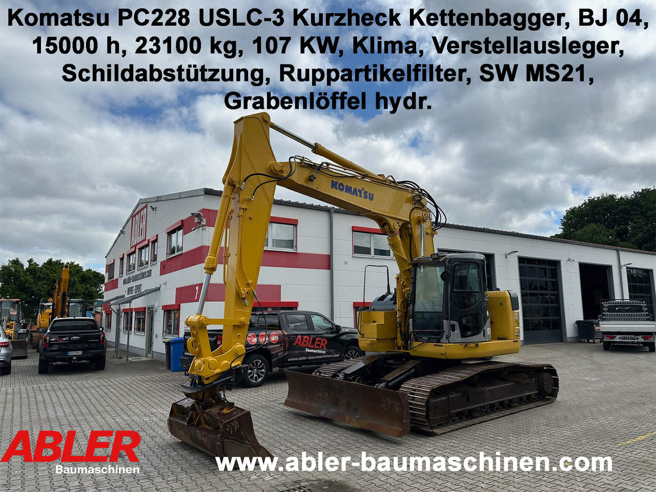 Komatsu PC228 USLC-3 Kettenbagger Kurzheck - Excavator: picture 1 Komatsu PC228 USLC-3 Kettenbagger Kurzheck - Excavator: picture 1