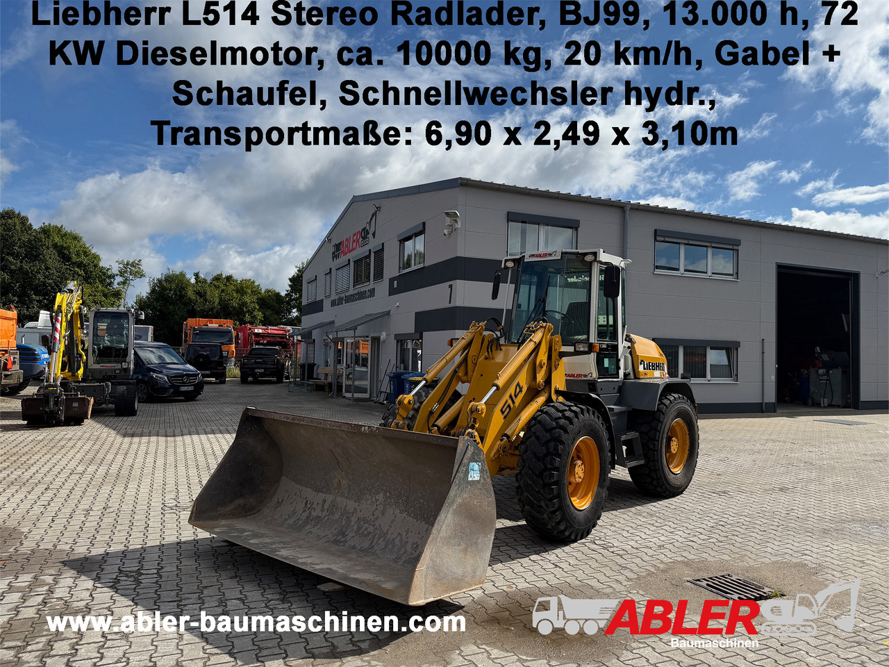 Liebherr L514 Stereo Radlader Gabel+Schaufel+SW - Wheel loader: picture 1 Liebherr L514 Stereo Radlader Gabel+Schaufel+SW - Wheel loader: picture 1
