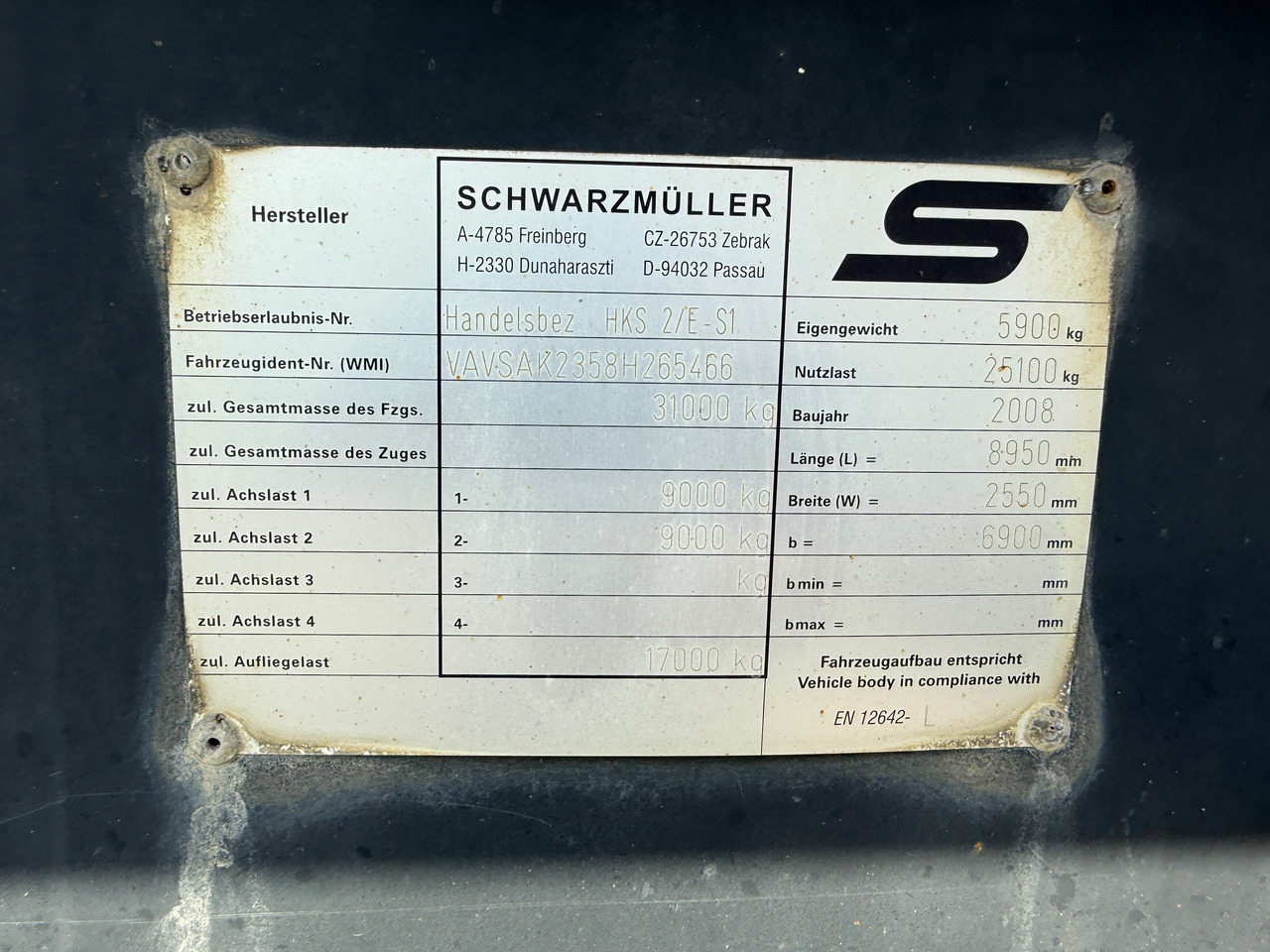 Tipper MAN TGA 26.480 6x4 SZM mit Kippauflieger: picture 13