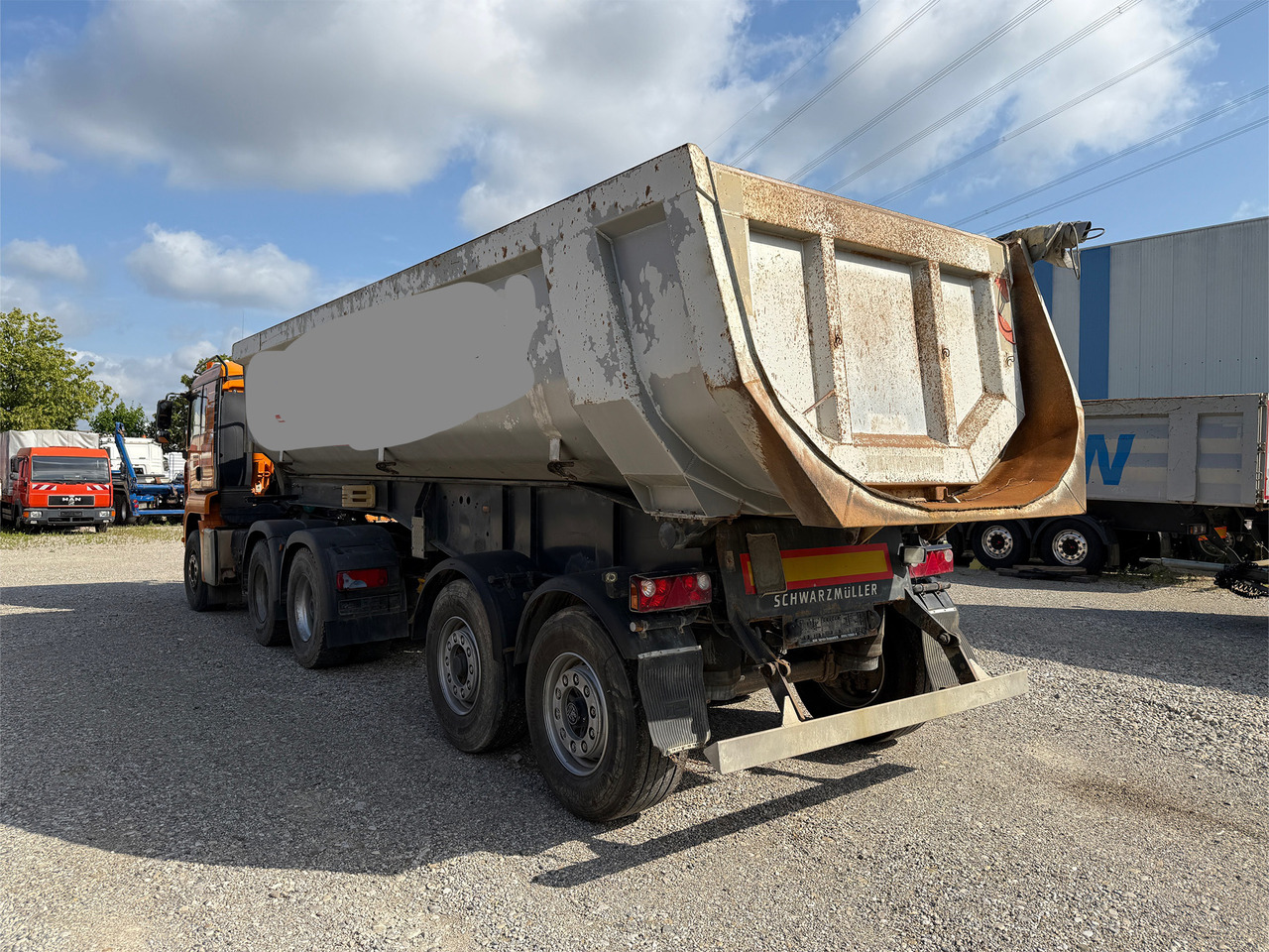 Tipper MAN TGA 26.480 6x4 SZM mit Kippauflieger: picture 6