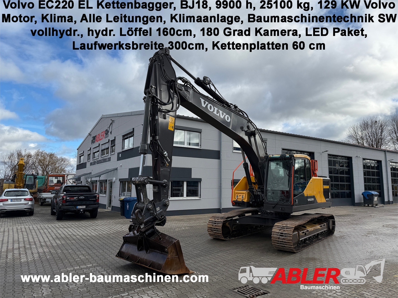 Volvo EC220 EL Kettenbagger Klima 180 Grad LED TOP! - Crawler excavator: picture 1 Volvo EC220 EL Kettenbagger Klima 180 Grad LED TOP! - Crawler excavator: picture 1