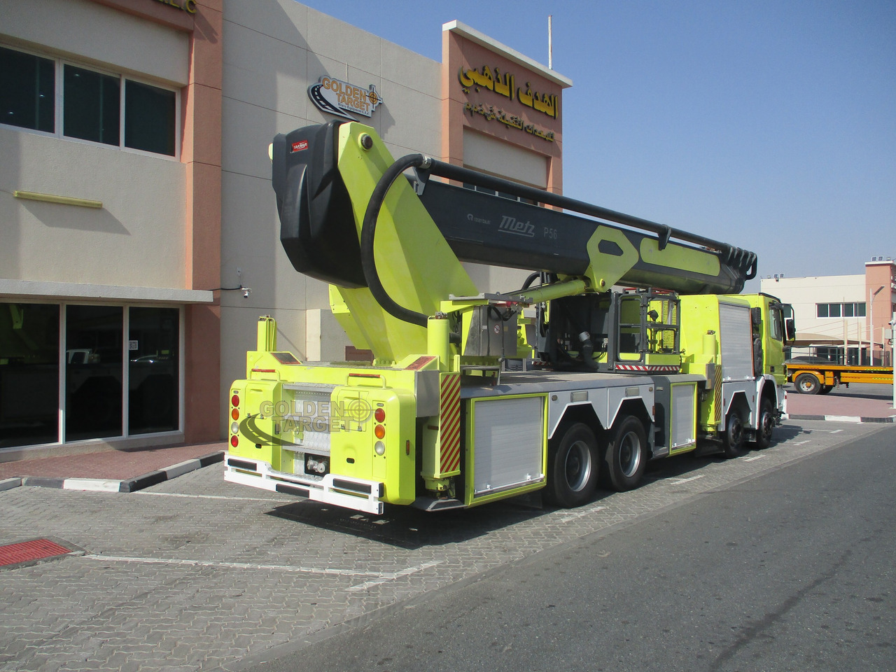 Mercedes ACTROS 4140 8x4 METZ P56 Fire Truck - Fire truck: picture 3 Mercedes ACTROS 4140 8x4 METZ P56 Fire Truck - Fire truck: picture 3