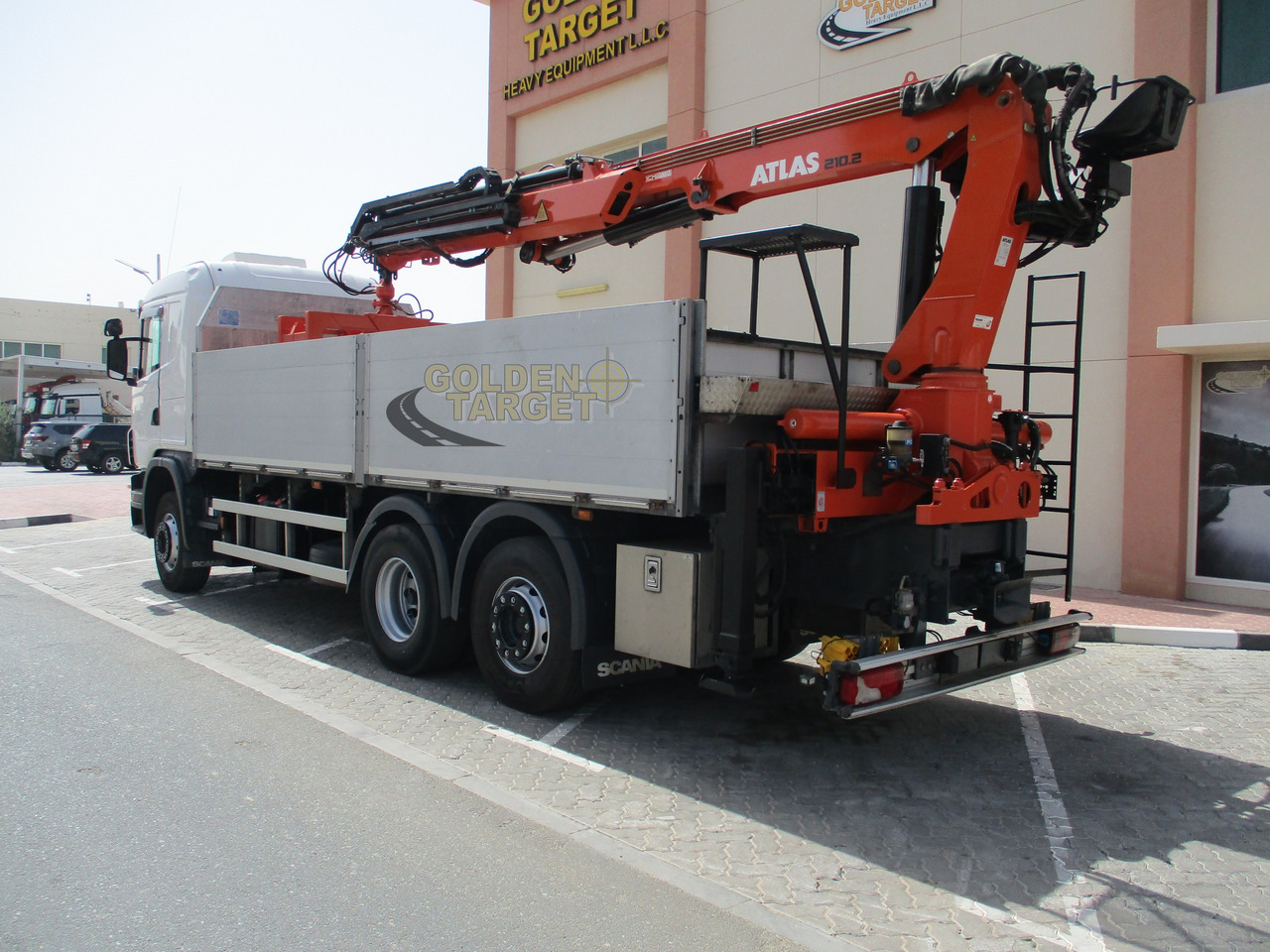 SCANIA G480 6x2 with ATLAS 210.2 Block Crane - Crane truck: picture 4 SCANIA G480 6x2 with ATLAS 210.2 Block Crane - Crane truck: picture 4