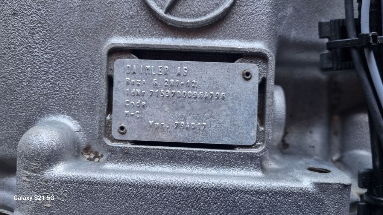 Mercedes-Benz MERCEDES ACTROS MP3 715370 Mercedes-Benz ACTROS MP3 - Gearbox for Truck: picture 1 Mercedes-Benz MERCEDES ACTROS MP3 715370 Mercedes-Benz ACTROS MP3 - Gearbox for Truck: picture 1