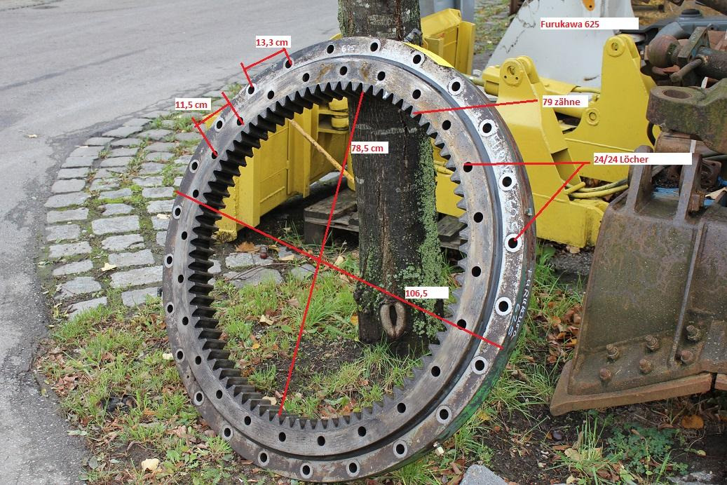 Furukawa 625 - Slewing ring for Construction machinery: picture 3 Furukawa 625 - Slewing ring for Construction machinery: picture 3