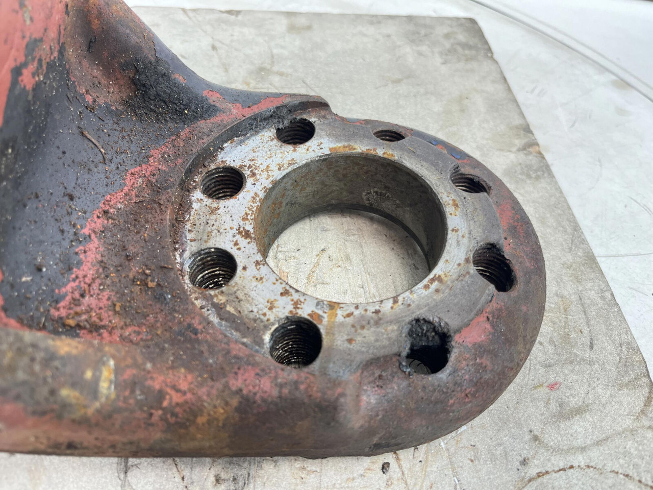 Steering knuckle for Mobile crane Liebherr LT 1090 Steering knuckle 16 holes: picture 9
