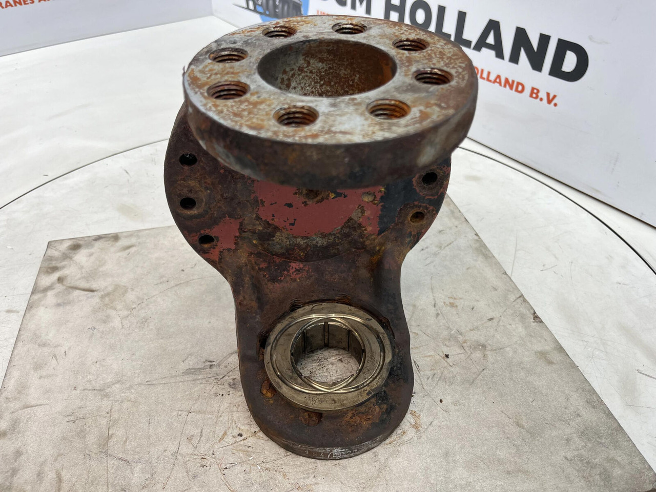 Steering knuckle for Mobile crane Liebherr LT 1090 Steering knuckle 16 holes: picture 7