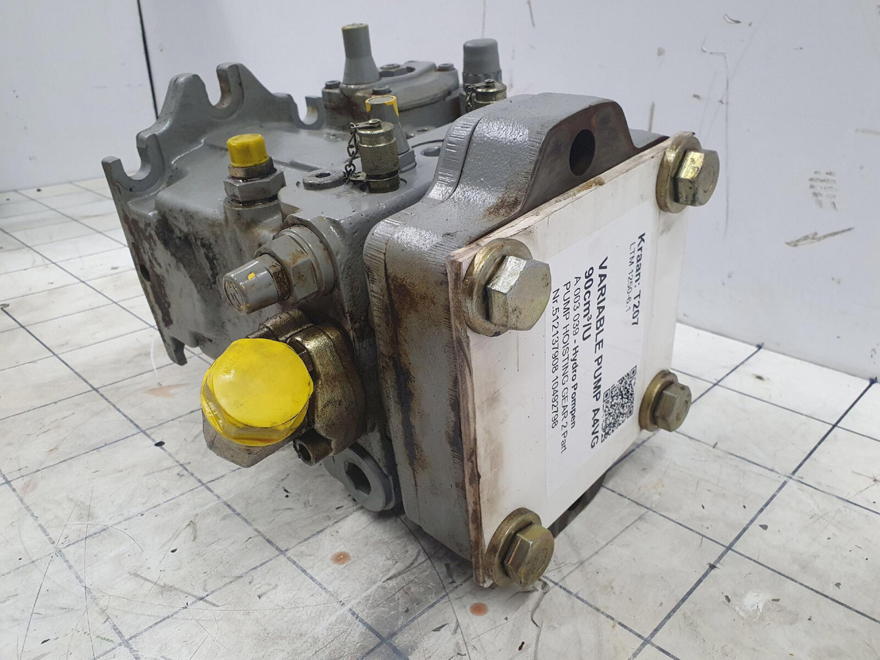 Liebherr LTM 1250-6.1 VARIABLE PUMP A4VG 90cm³/U - Hydraulic pump for Mobile crane: picture 4 Liebherr LTM 1250-6.1 VARIABLE PUMP A4VG 90cm³/U - Hydraulic pump for Mobile crane: picture 4