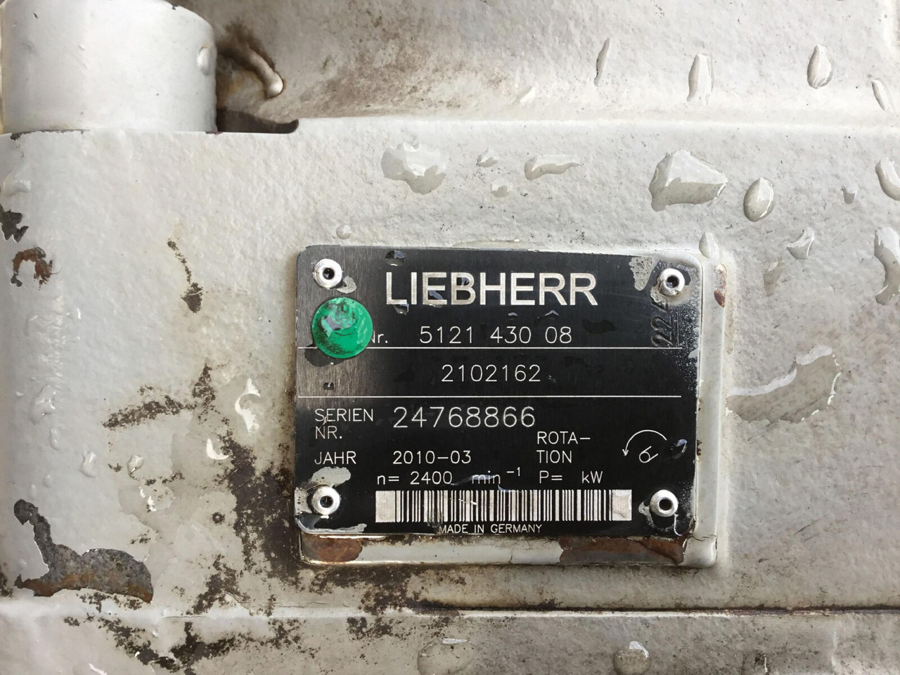 Liebherr Liebherr LTM 1400-7.1 variable pump A20 - Hydraulic pump for Mobile crane: picture 5 Liebherr Liebherr LTM 1400-7.1 variable pump A20 - Hydraulic pump for Mobile crane: picture 5