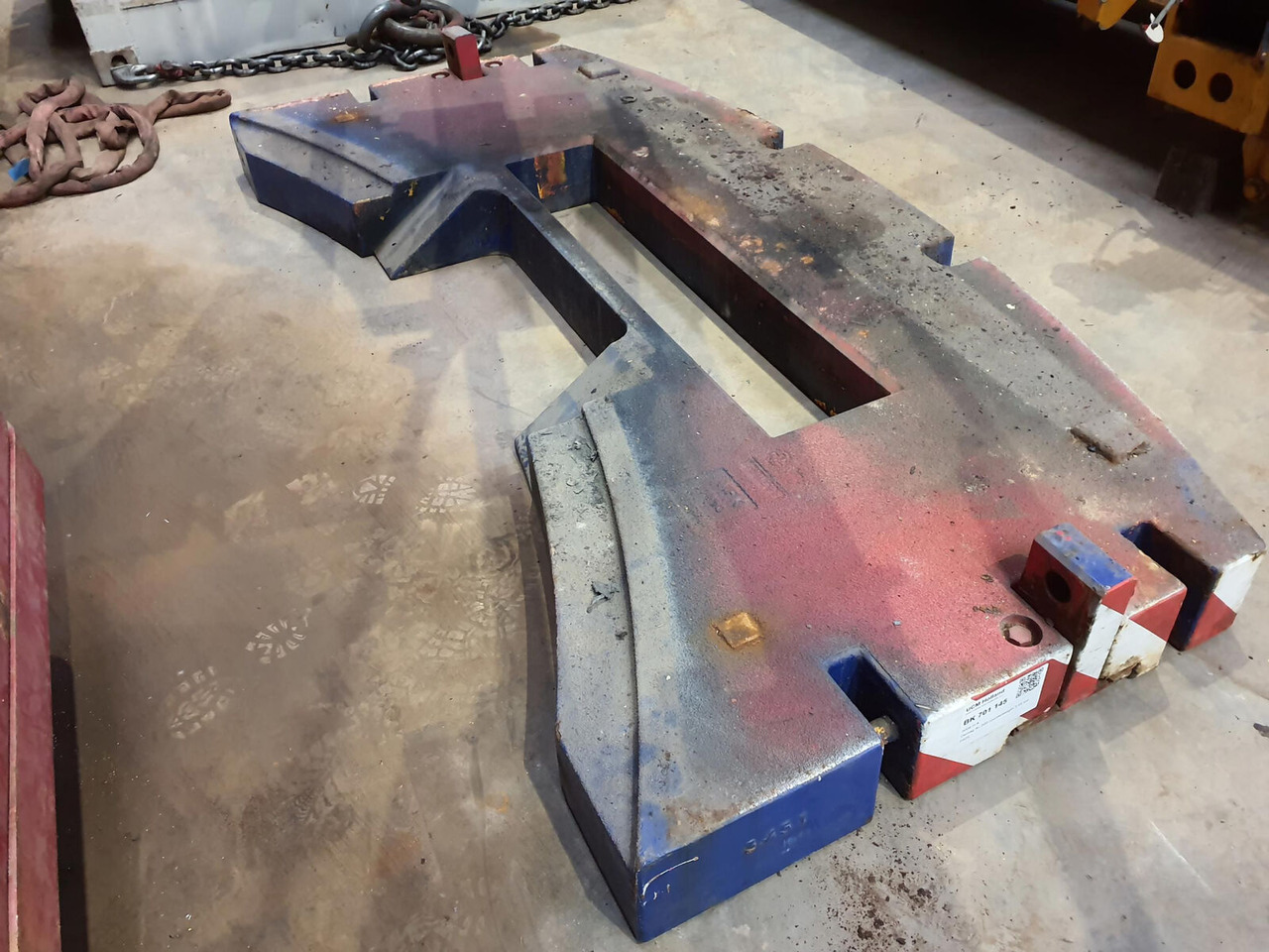 Terex AC 205 counterweight 3,45 ton - Counterweight for Mobile crane: picture 2 Terex AC 205 counterweight 3,45 ton - Counterweight for Mobile crane: picture 2